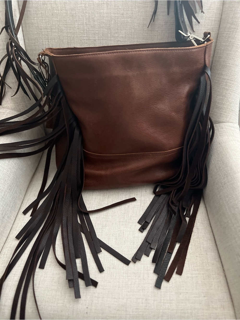 Fringe Hill Louise Bourbon Dakota Fringe Purse